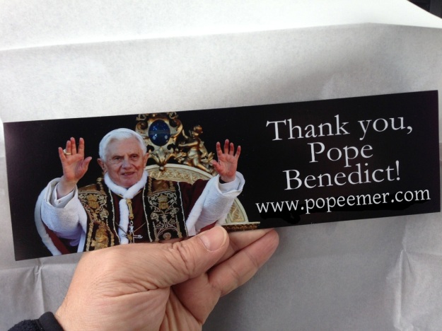 pope emeritus BenedettoXVI new internetadresses www.popeemer.com